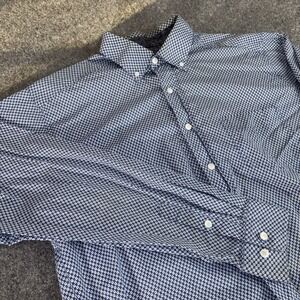 Panhandle Western Shirt Mens Large Tuf Cooper Performance Geometric Button Down
